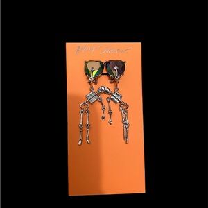 Betsey Johnson Colorful Dangle Earrings